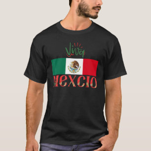 Mexicaanse vlag Viva Mexico Onafhankelijkheidsdag  T-shirt