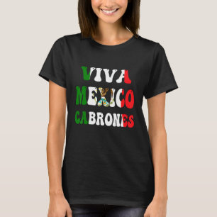 Mexicaanse vlag Viva Mexico trots Onafhankelijkhei T-shirt