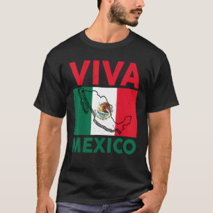 Mexicaanse Vlag Viva Mexico Trots T-shirt