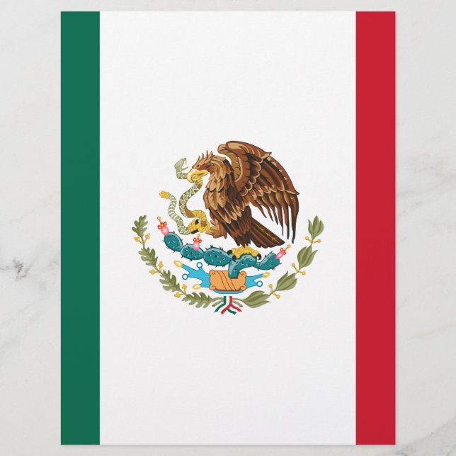 Mexicaanse vlag - vlag van Mexico (Voorkant)