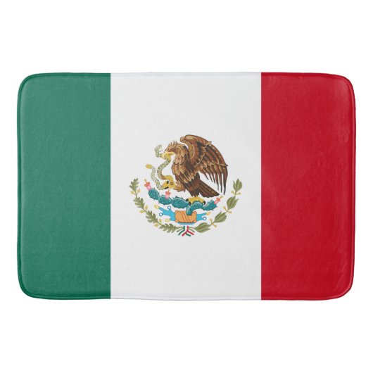 Mexicaanse vlag - vlag van Mexico Badmat (Voorkant)