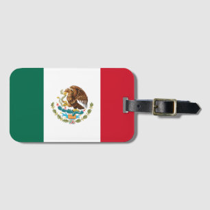 Mexicaanse vlag - Vlag van Mexico Bagagelabel