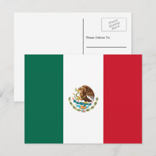 Mexicaanse vlag, Vlag van Mexico Briefkaart