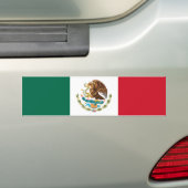 Mexicaanse vlag - vlag van Mexico Bumpersticker (Op auto)