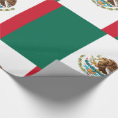 Mexicaanse vlag - vlag van Mexico Cadeaupapier (Hoek)
