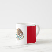 Mexicaanse vlag - vlag van Mexico Espresso Kop (Voorkant rechts)