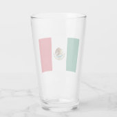 Mexicaanse vlag - Vlag van Mexico Glass Cup Glas (Achterkant)