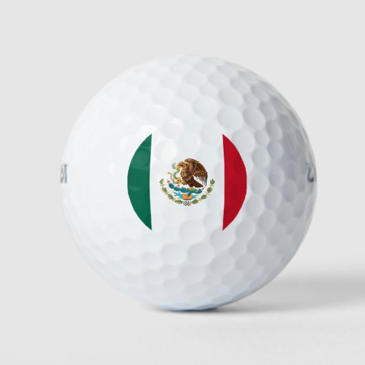 Mexicaanse vlag - vlag van Mexico Golfballen (Voorkant)
