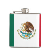 Mexicaanse vlag - vlag van Mexico Heupfles (Voorkant)