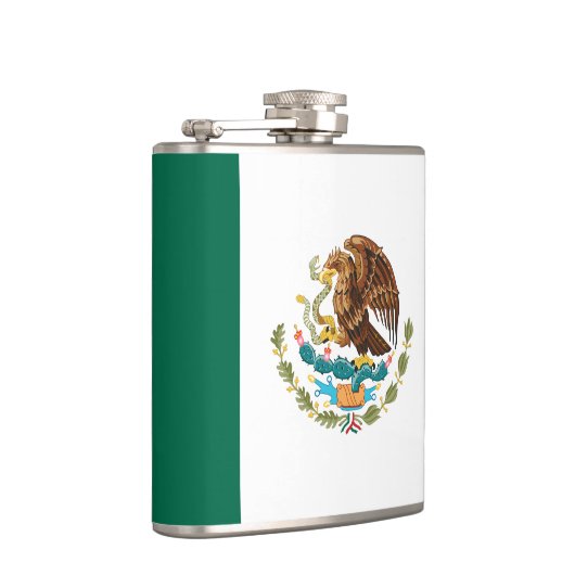 Mexicaanse vlag - vlag van Mexico Heupfles (Rechts)