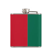 Mexicaanse vlag - vlag van Mexico Heupfles (Achterkant)
