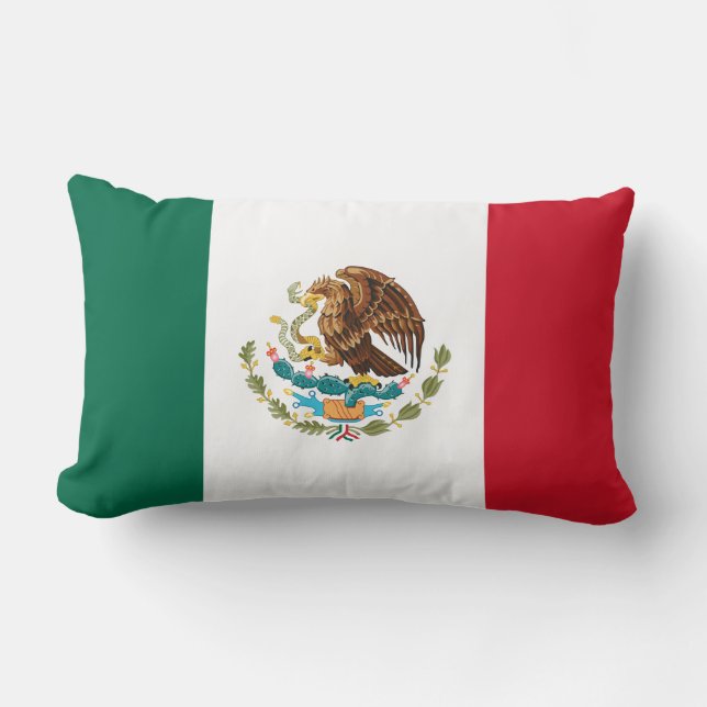 Mexicaanse vlag - vlag van Mexico Kussen (Voorkant)