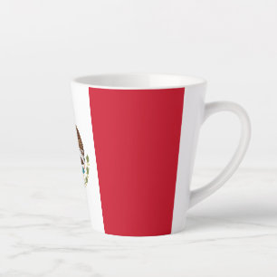Mexicaanse vlag - vlag van Mexico Latte Mok