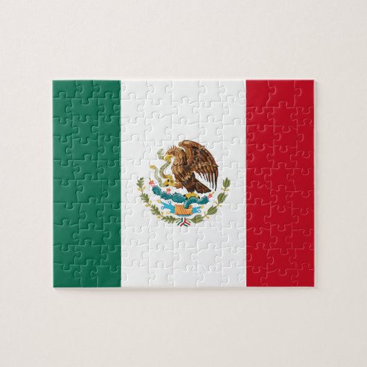 Mexicaanse vlag - vlag van Mexico Legpuzzel (Horizontaal)