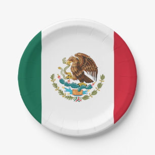 Mexicaanse vlag - vlag van Mexico Papieren Bordje