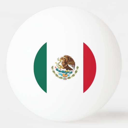 Mexicaanse vlag - vlag van Mexico Pingpongbal (Voorkant)