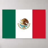 Mexicaanse vlag - vlag van Mexico Poster (Voorkant)