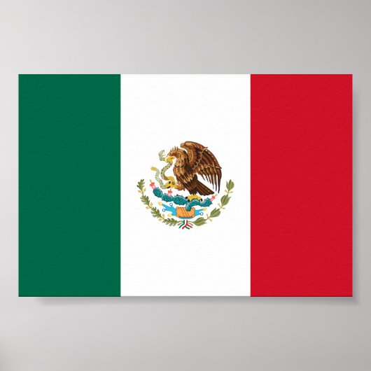 Mexicaanse vlag - vlag van Mexico Poster (Voorkant)
