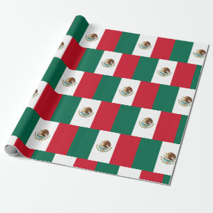 Mexicaanse vlag - vlag van Mexico - rapping Paper Cadeaupapier