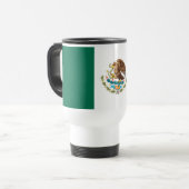 Mexicaanse vlag - vlag van Mexico Reisbeker (Voorkant links)
