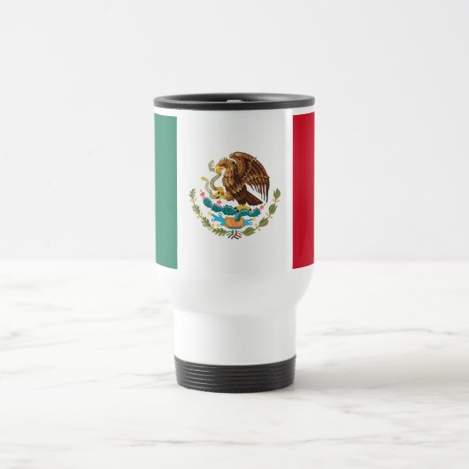 Mexicaanse vlag - vlag van Mexico Reisbeker (Center)
