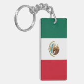 Mexicaanse vlag - vlag van Mexico Sleutelhanger (Voorkant Links)