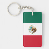 Mexicaanse vlag - vlag van Mexico Sleutelhanger (Voorkant)
