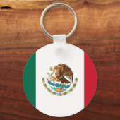 Mexicaanse vlag - vlag van Mexico Sleutelhanger (Voorkant)