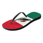 Mexicaanse vlag - vlag van Mexico Teenslippers (Schuin)