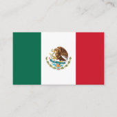 Mexicaanse vlag, Vlag van Mexico Visitekaartje (Voorkant)