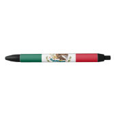 Mexicaanse vlag - vlag van Mexico Zwarte Inkt Pen (Voorkant)