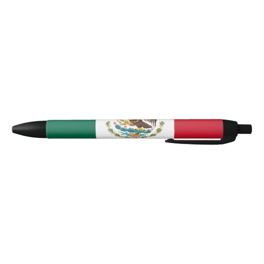 Mexicaanse vlag - vlag van Mexico Zwarte Inkt Pen (Bodem)
