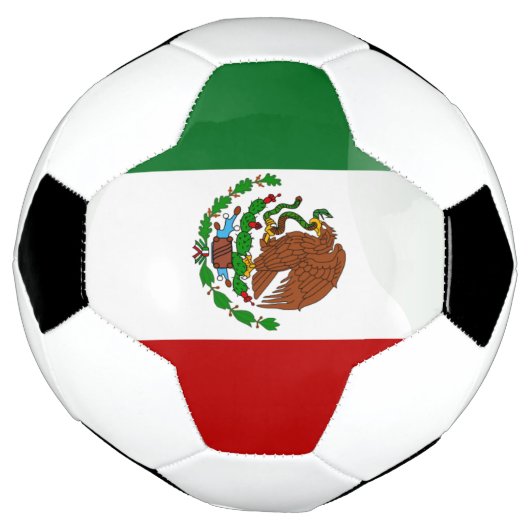 Mexicaanse vlag voetbal (Gedraaid)