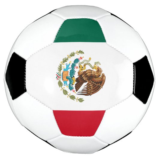 Mexicaanse vlag voetbal (Gedraaid)
