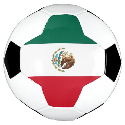 Mexicaanse vlag voetbal (Gedraaid)