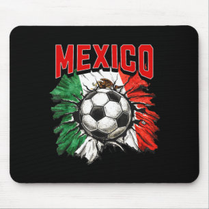 Mexicaanse vlag voetbal mexicaanse trots voetbal f muismat