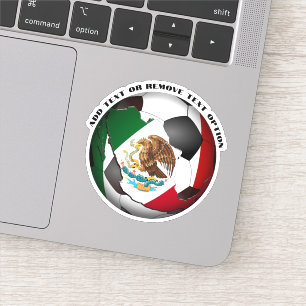 Mexicaanse vlag Voetbal Sticker