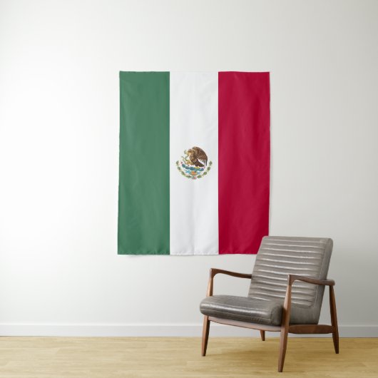 Mexicaanse vlag wandkleed (In situ)