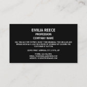 Mexicaanse vlag & wapen, Vlag van Mexico Visitekaartje (Achterkant)