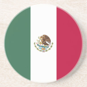 Mexicaanse vlag zandsteen onderzetter