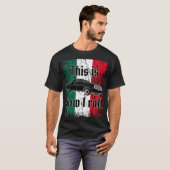 Mexicaanse vlagdrager lage Rider 3 Wielin Aangepas T-shirt (Voorkant volledig)