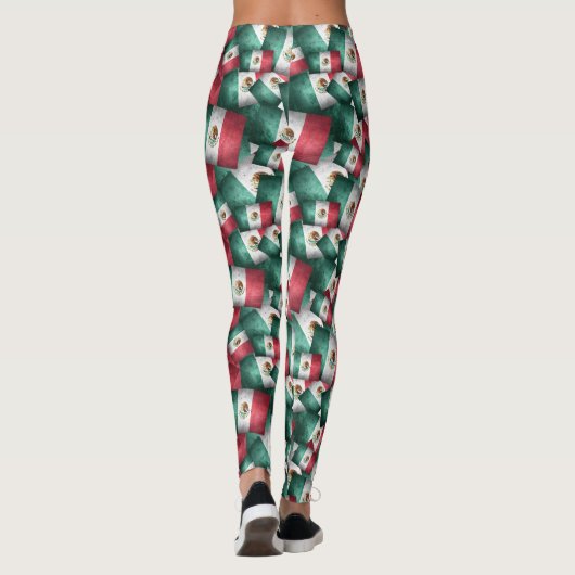Mexicaanse vlaggen leggings (Achterkant)