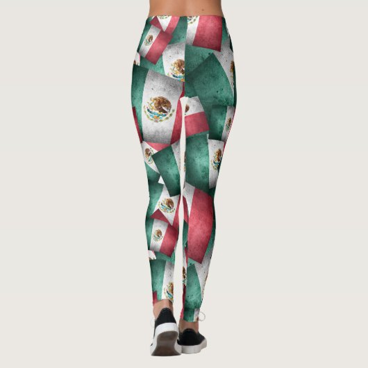 Mexicaanse vlaggen leggings (Achterkant)