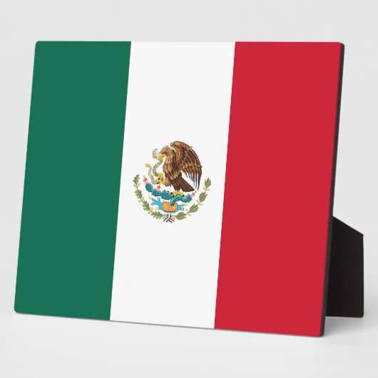 Mexicaanse vlaggenPlaque Fotoplaat (Zijkant)