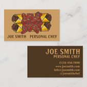 Mexicaanse voedingsenchiladas Personal Chef Cook F Visitekaartje (Voorkant / Achterkant)