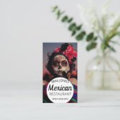 Mexicaanse voedingsfruit deli markeert een dag doo visitekaartje (Staand voorkant)