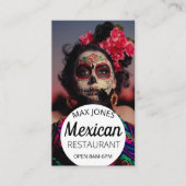 Mexicaanse voedingsfruit deli markeert een dag doo visitekaartje (Voorkant)