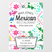 Mexicaanse voedingsmiddelensector drijft handel in raamsticker (Vel)