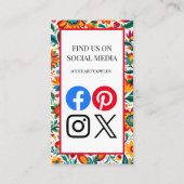 Mexicaanse voedingsmiddelensector drijft handel in visitekaartje (Achterkant)