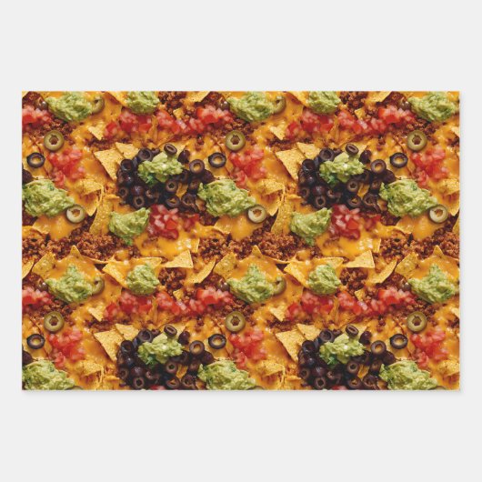 Mexicaanse voedsel tortilla chips Nachos Inpakpapier Vel (Voorkant 3)